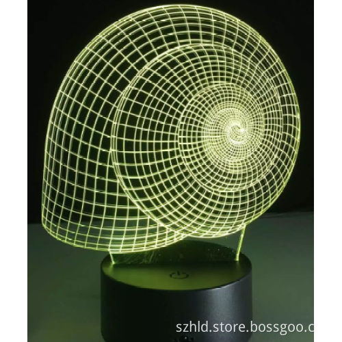 Christmas gift 3d Illusion Lamp kid room of deceration